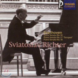 Beethoven : Piano Sonata Nos.10, 17 'Tempest' & 18 : Sviatoslav Richter