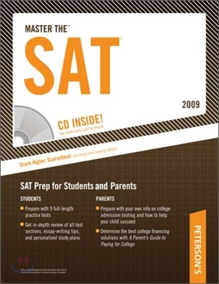 Master the SAT 2009 (with CD-ROM)