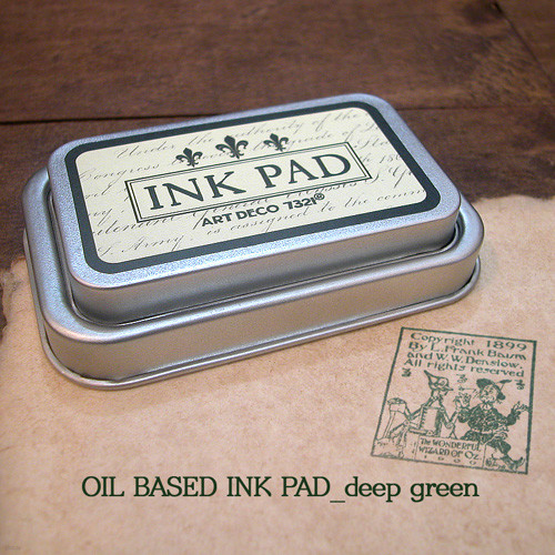 OIL BASED INK PAD_deep green