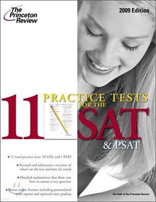 11 Practice Tests for the SAT and PSAT (2009)