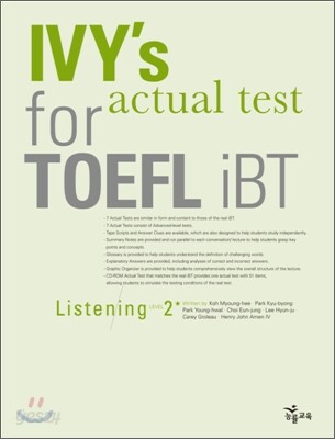 IVY's actual test for TOEFL iBT Listening Level 2