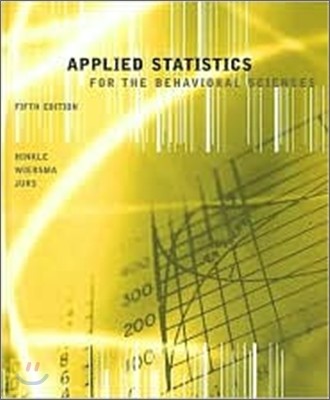 Applied Statistics for the Behavioral Sciences, 5/E