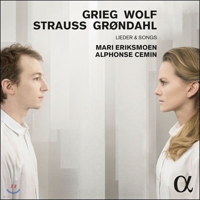 Mari Eriksmoen 그리그 / 볼프 / 슈트라우스 / 그뢴달: 가곡집 (Grieg / Wolf / R. Strauss / Grondahl: Lieder and Songs) 마리 에릭스모엔, 알퐁스 스멩
