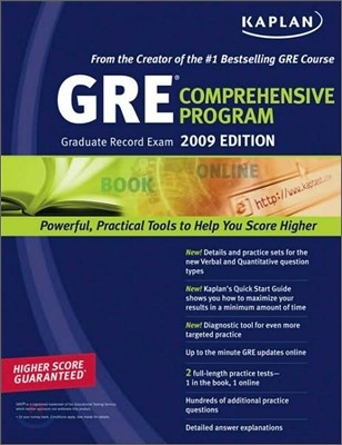 Kaplan GRE Exam : Comprehensive Program (2009)