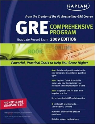 Kaplan GRE Exam : Comprehensive Program (2009)