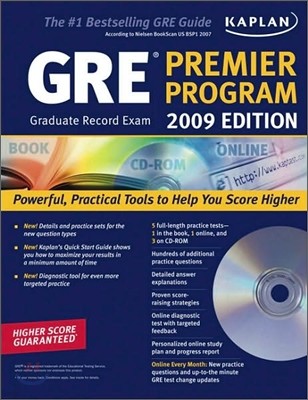 Kaplan GRE Exam 2009 : Premier Program (2009)
