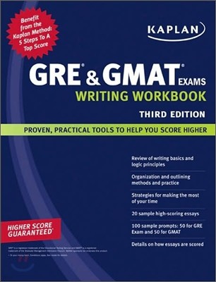 Kaplan GRE & GMAT Exams Writing Workbook, 3/E