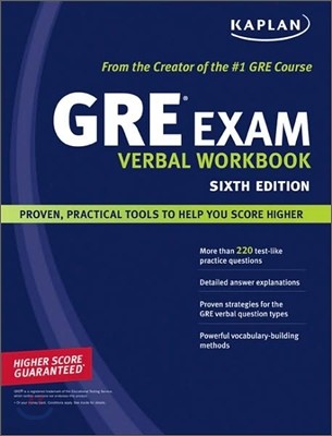 Kaplan GRE Exam Verbal Workbook, 6/E