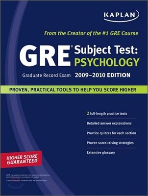 Kaplan GRE Exam Subject Test : Psychology 2009-2010 Edition