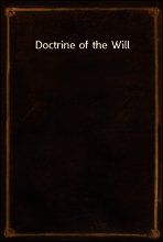 Doctrine of the Will
