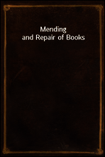 Mending and Repair of Books