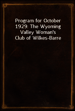 Program for October 1929