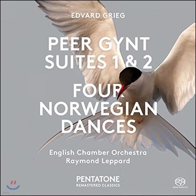 Raymond Leppard ׸: 丣Ʈ  1 & 2,   븣  (Grieg: Peer Gynt Suites Op.46 & Op.55, Four Norwegian Dances Op.35) ̸յ ۵