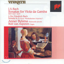Bach : Sonata For Viola Da Gamba : BylsmaVan Asperen