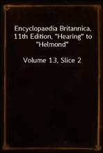 Encyclopaedia Britannica, 11th Edition, 