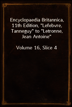 Encyclopaedia Britannica, 11th Edition, 