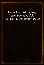Journal of Entomology and Zoology, Vol. 11, No. 4, December 1919