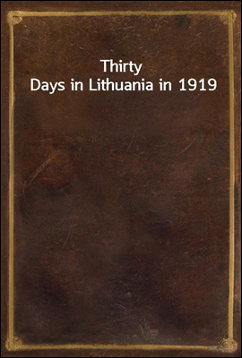 Thirty Days in Lithuania in 1919