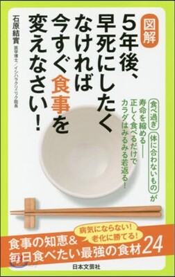 5年後,早死にしたくなければ今すぐ食事を