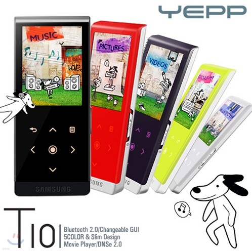 삼성 옙 MP3 T10A(4GB)+벅스뮤직 음원2개월 이용권증정