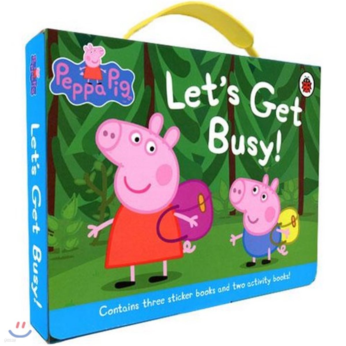 페파 피그 원서 페이퍼백 5종 세트 (액티비티 2종 / 스티커북 3종 / 가방 케이스) : Peppa Pig : Let&#39;s Get Busy