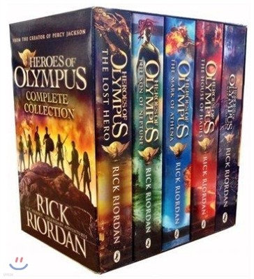 Heroes of Olympus 5 Books Complete Collection Box Set