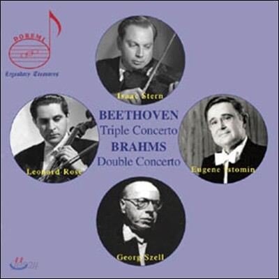 Isaac Stern / Leonard Rose 베토벤: 삼중 협주곡 / 브람스: 이중 협주곡 (Beethoven: Triple Concerto / Brahms: Double Concerto) 아이작 스턴, 레너드 로즈, 조지 쉘