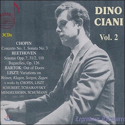 Dino Ciani 디노 치아니 2집 - 쇼팽: 피아노 협주곡 1번, 소나타 3번 / 베토벤: 피아노 소나타 17 '폭풍' 외 (Chopin: Piano Concerto, Sonata / Beethoven: Piano Sonatas 'Tempest')