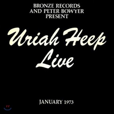 Uriah Heep — Live in January 1973 앨범 커버