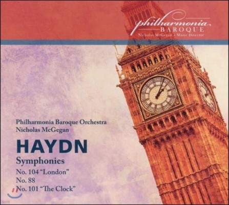 Nicholas McGegan ̵:  88, 101 ð衯, 104  (Haydn: Symphonies 88, 101 Clock & 104 London) ݶ Ʊ