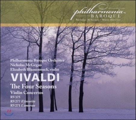 Elizabeth Blumenstock ߵ: ̿ø ְ 衯, Ѿơ, Ρ  (Vivaldi: The Four Seasons, Violin Concertos RV375, 277 Il Favorito, 271 L'Amoroso) ں ེ