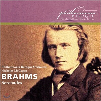 Nicholas McGegan 브람스: 세레나데 1번, 2번 (Brahms: Serenades) 니콜라스 맥기건