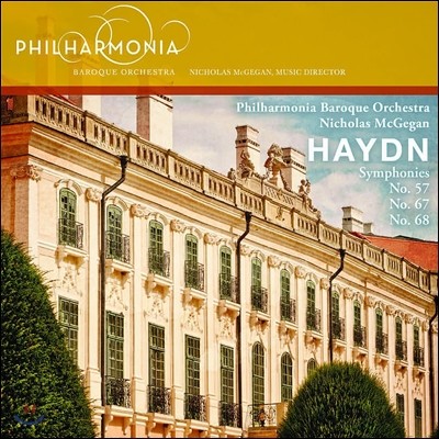 Nicholas McGegan 하이든: 교향곡 57, 67, 68번 (Haydn: Symphonies Nos. 57, 67 & 68) 니콜라스 맥기건