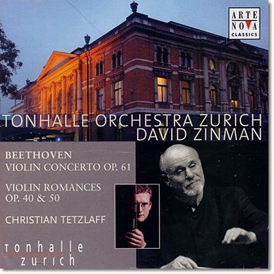 David Zinman / Christian Tetzlaff 베토벤 : 바이올린 협주곡, 로망스 (Beethoven: Works for Violin and Orchestra)