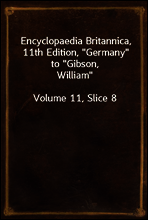 Encyclopaedia Britannica, 11th Edition, 