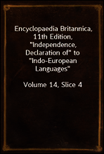 Encyclopaedia Britannica, 11th Edition, 