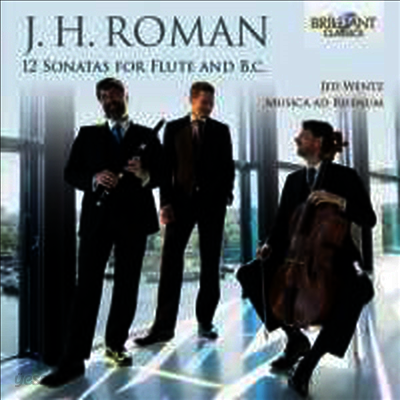 로만: 플루트와 통주저음을 위한 12개의 소나타 (Roman: 12 Sonatas for Flute and Continuo) (2CD) - Jed Wentz