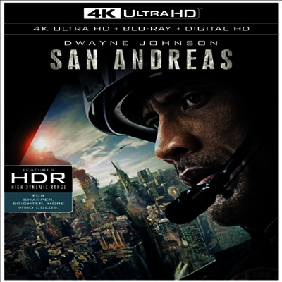 San Andreas (샌 안드레아스) (한글무자막)(4K Ultra HD + Blu-ray + Digital HD)