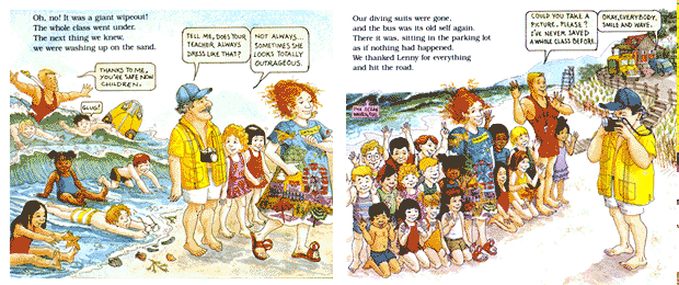 Magic School Bus On the Ocean Floor : Book + Tape
