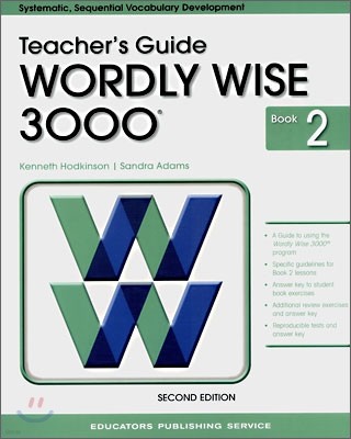Wordly Wise 3000 : Book 2 Teacher's Guide (2nd Edition)
