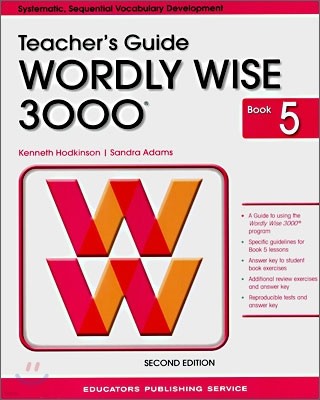 Wordly Wise 3000 : Book 5 Teacher's Guide (2nd Edition)
