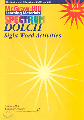 McGraw-Hill Spectrum Dolch Sight Word Activities : Grade 1