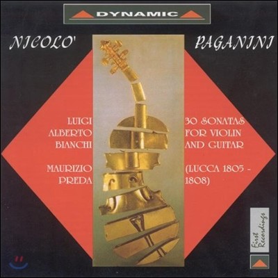 Luigi Alberto Bianchi / Maurizio Preda İϴ: ̿ø Ÿ  ī ҳŸ 1 (Paganini: Lucca Sonatas for Violin & Guitar)