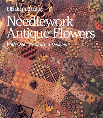 Needlework Antique Flowers (Paperback)