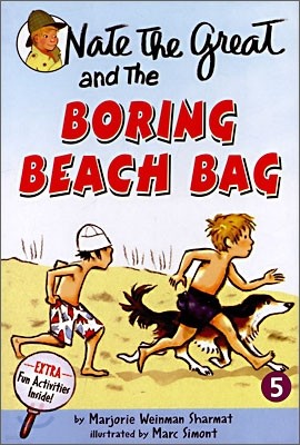 [Nate the Great] #5 Nate the Great and the Boring Beach Bay (Book & Audio CD)
