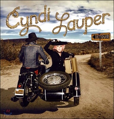 Cyndi Lauper — Detour 앨범 커버
