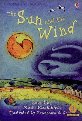 Usborne First Reading Level 1-3 : The Sun and the Wind (Book & CD)