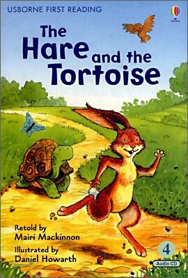 Usborne First Reading Level 4-4 : The Hare and the Tortoise (Book & CD)