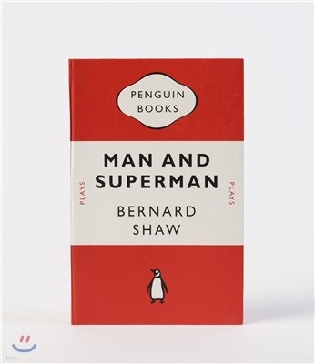 Penguin Notebook : Man and Superman (Crimson)