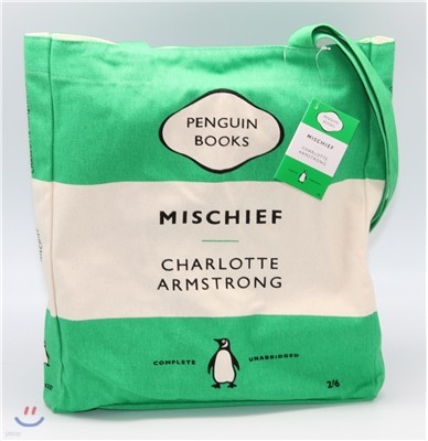 Penguin Tote Bag : Mischief (Green)